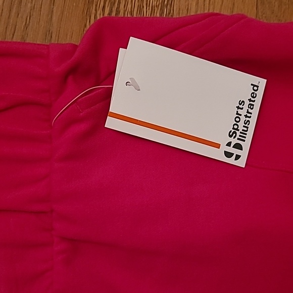 SPORTS ILLUSTRATED WOMEN'S PINK SHORTS ELASTIC WAISTBAND SIZE XL - Picture 2 of 11